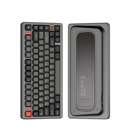 Evoworks Evo75 Keyboard (Gray, Green)