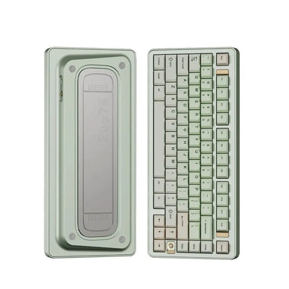 Evoworks Evo75 Keyboard (Gray, Green)